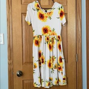 Cute sunflower dress